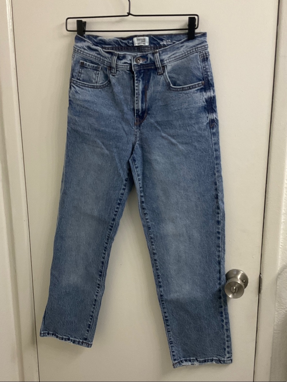 Kensie Women's Light Blue Straight Leg Jeans
